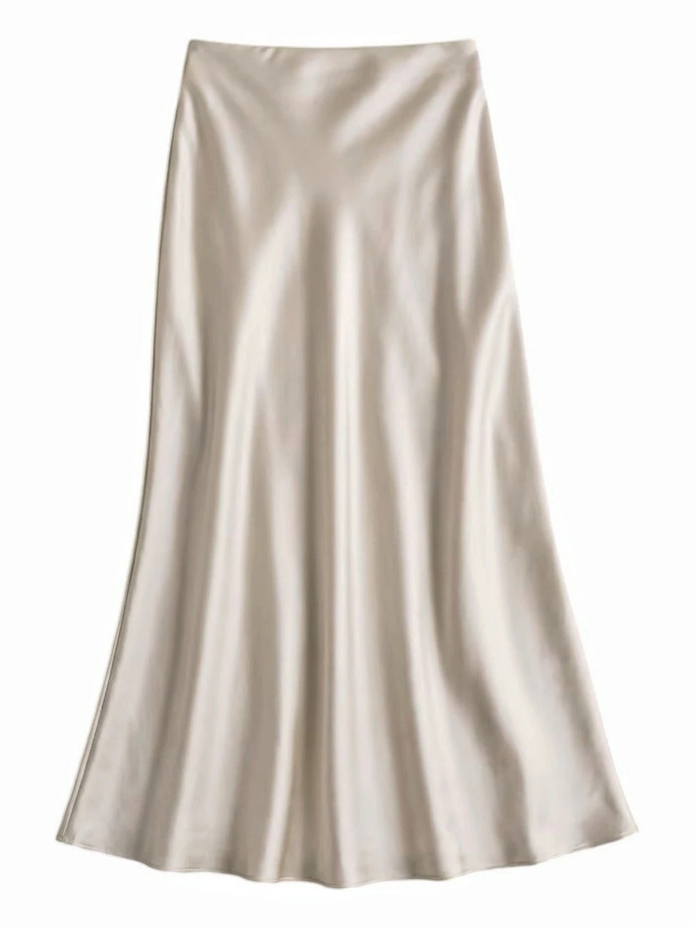 100% Washable Silk Maxi Skirt